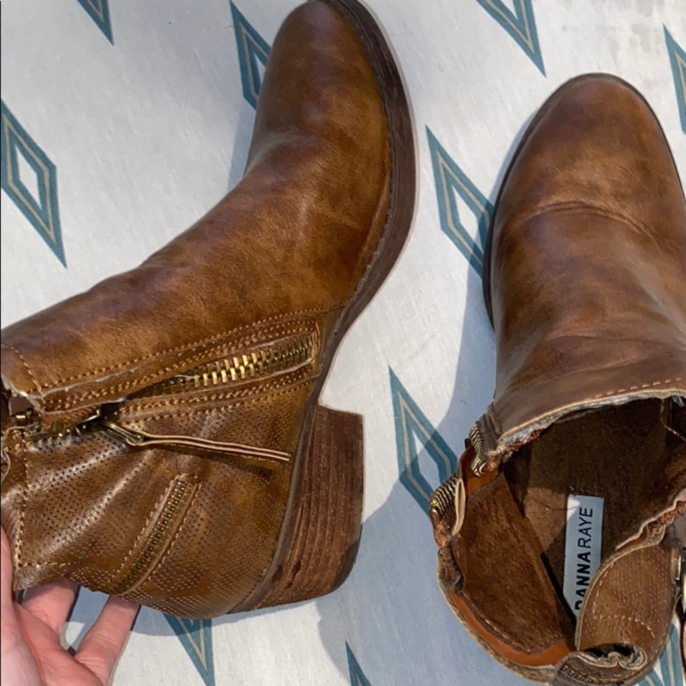 brown booties